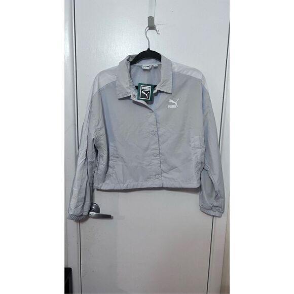 PUMA ARTIC ICE LIGHT WEIGHT SNAP JACKET SIZE M P1-26 NEW - Picture 2 of 11
